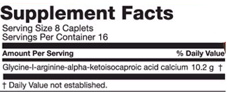 Gakic Caps Supplement Facts
